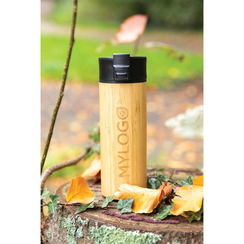 Bambusový termohrnček Bogota, hnedá Bambusový termohrnček Bogota, hnedá