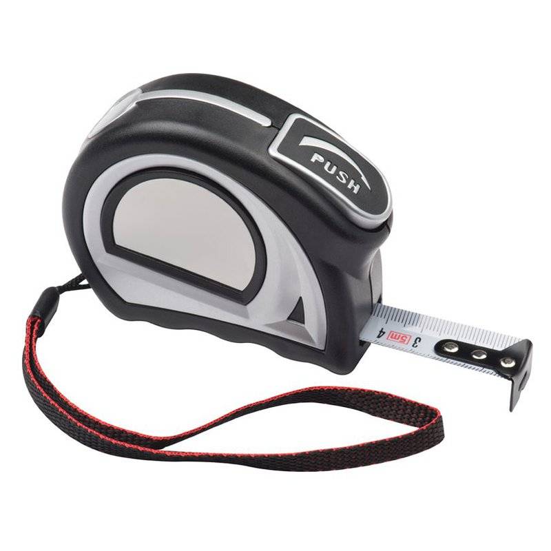 Svinovací metr, 3 m, černá Svinovací metr, 3 m, černá