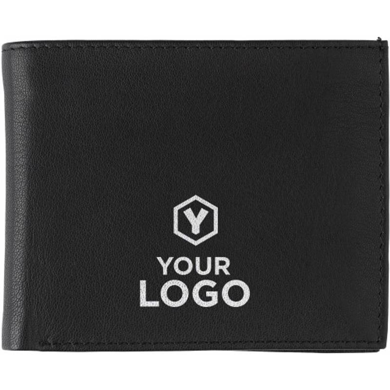 Kožená peněženka s RFID ochranou, černá Kožená peněženka s RFID ochranou, černá