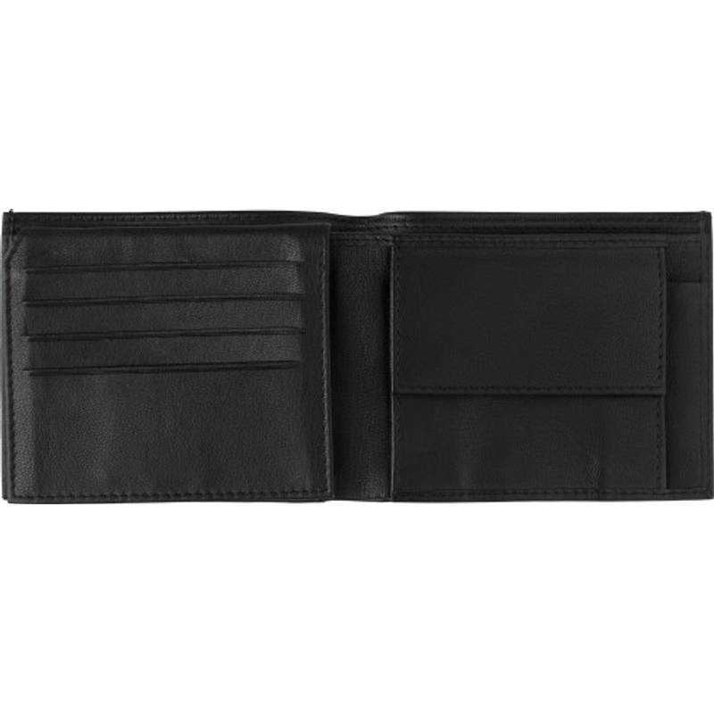 Kožená peněženka s RFID ochranou, černá Kožená peněženka s RFID ochranou, černá