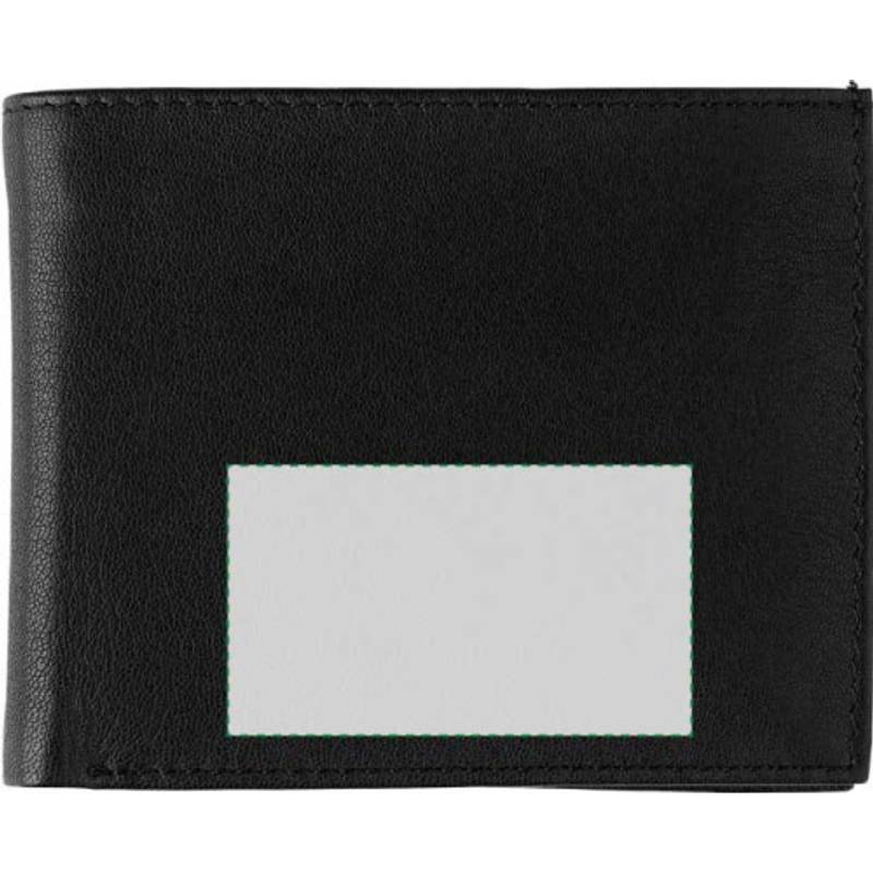 Kožená peněženka s RFID ochranou, černá Kožená peněženka s RFID ochranou, černá