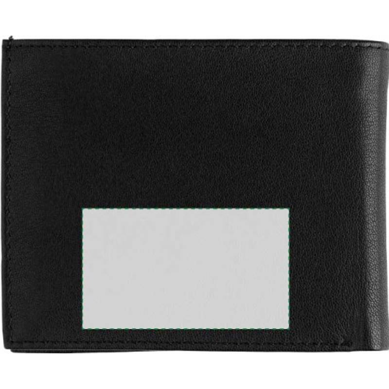 Kožená peněženka s RFID ochranou, černá Kožená peněženka s RFID ochranou, černá