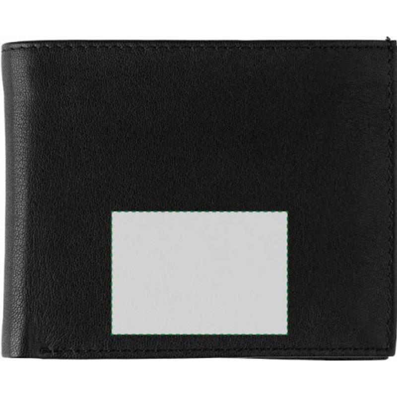 Kožená peněženka s RFID ochranou, černá Kožená peněženka s RFID ochranou, černá