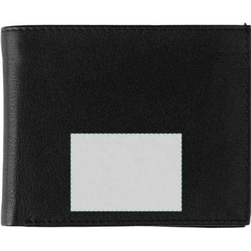 Kožená peněženka s RFID ochranou, černá Kožená peněženka s RFID ochranou, černá