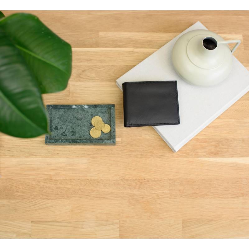 Kožená peněženka s RFID ochranou, černá Kožená peněženka s RFID ochranou, černá