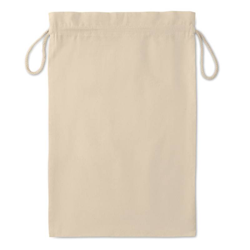 Velké bavlněné kapsa na stěhování, 30x47cm, béžová Velké bavlněné kapsa na stěhování, 30x47cm, béžová