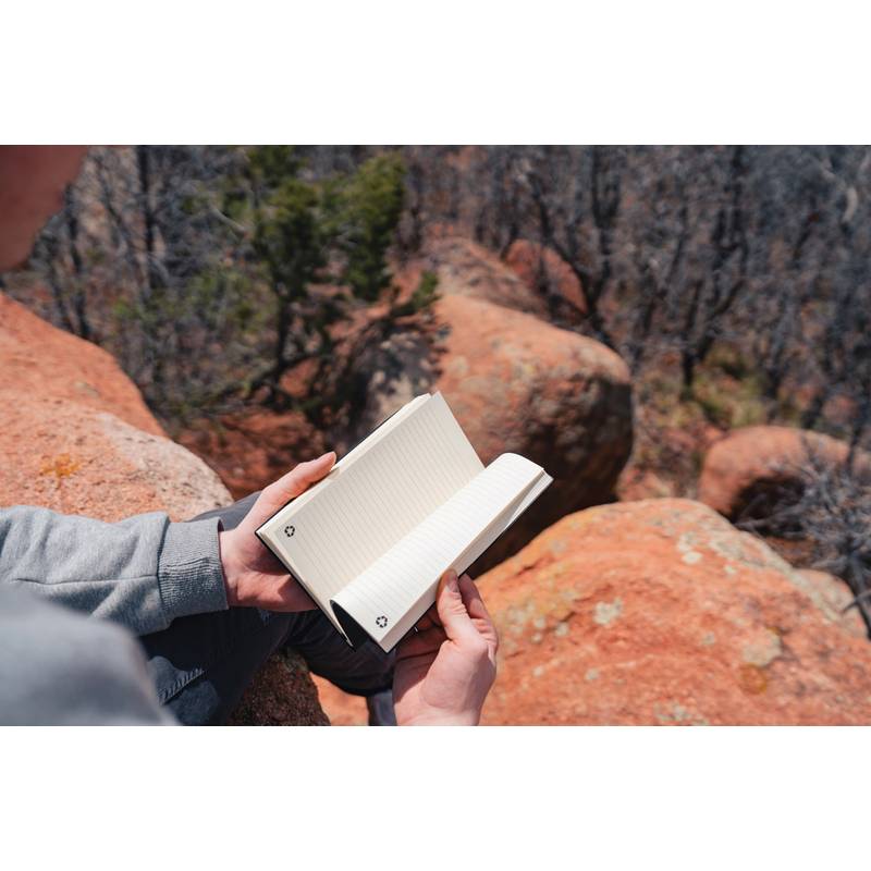 Zápisník A5 z recyklované kůže Zápisník A5 z recyklované kůže