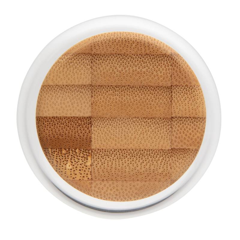 Sklenená fľaša s bambusovým uzáverom Impact Sklenená fľaša s bambusovým uzáverom Impact