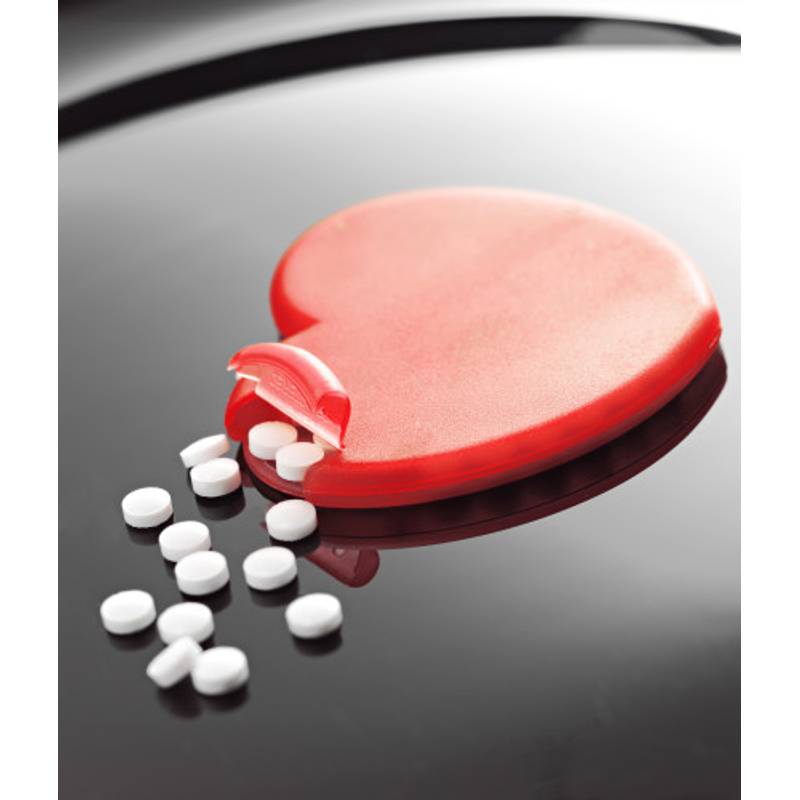 Mentolové bonbóny v obalu, tvar srdce Mentolové bonbóny v obalu, tvar srdce