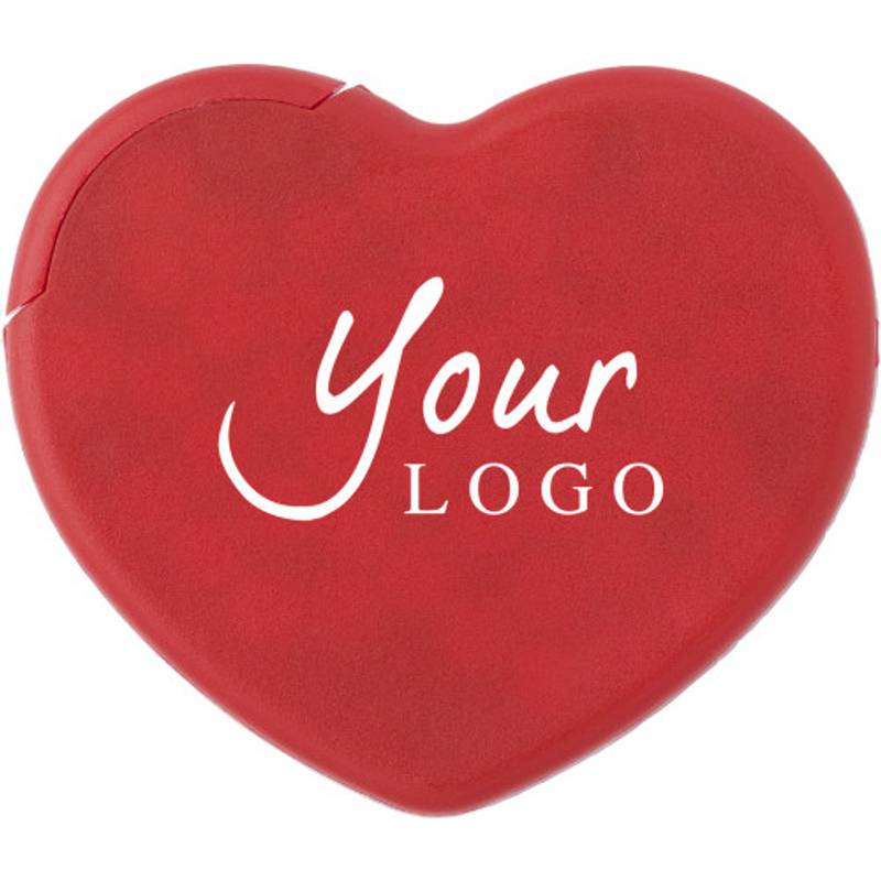 Mentolové bonbóny v obalu, tvar srdce Mentolové bonbóny v obalu, tvar srdce