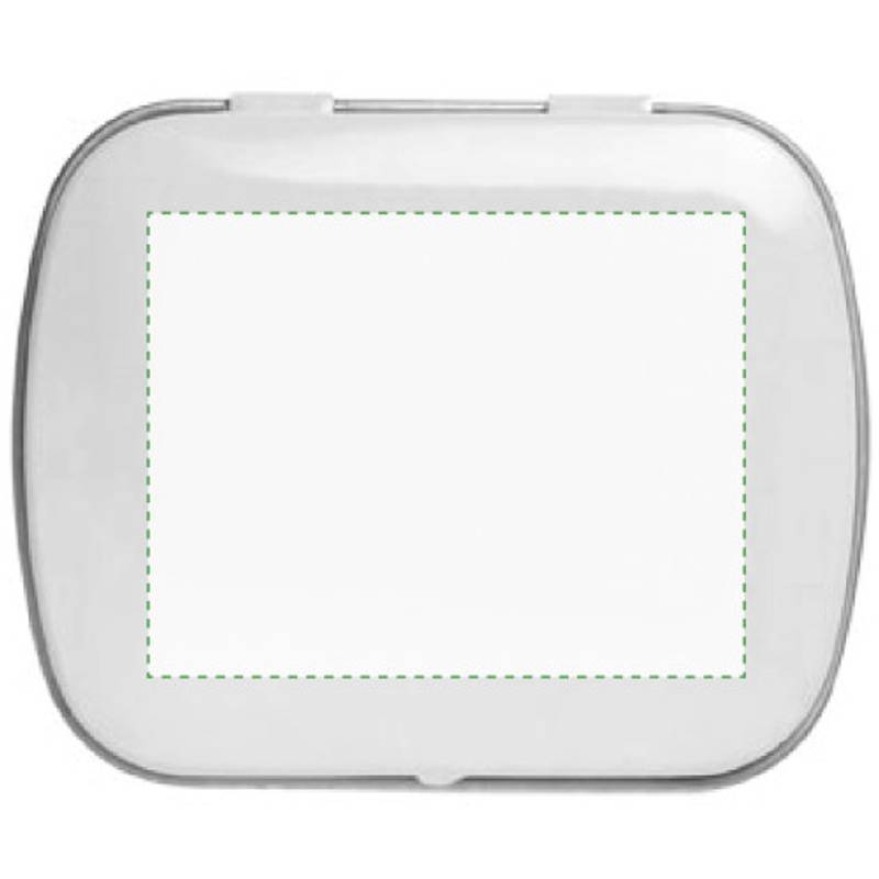 Kov.krabička, mentol.bonbóny, bílá Kov.krabička, mentol.bonbóny, bílá