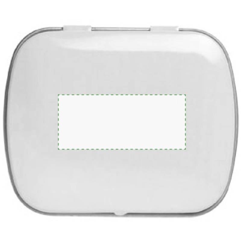 Kov.krabička, mentol.bonbóny, bílá Kov.krabička, mentol.bonbóny, bílá