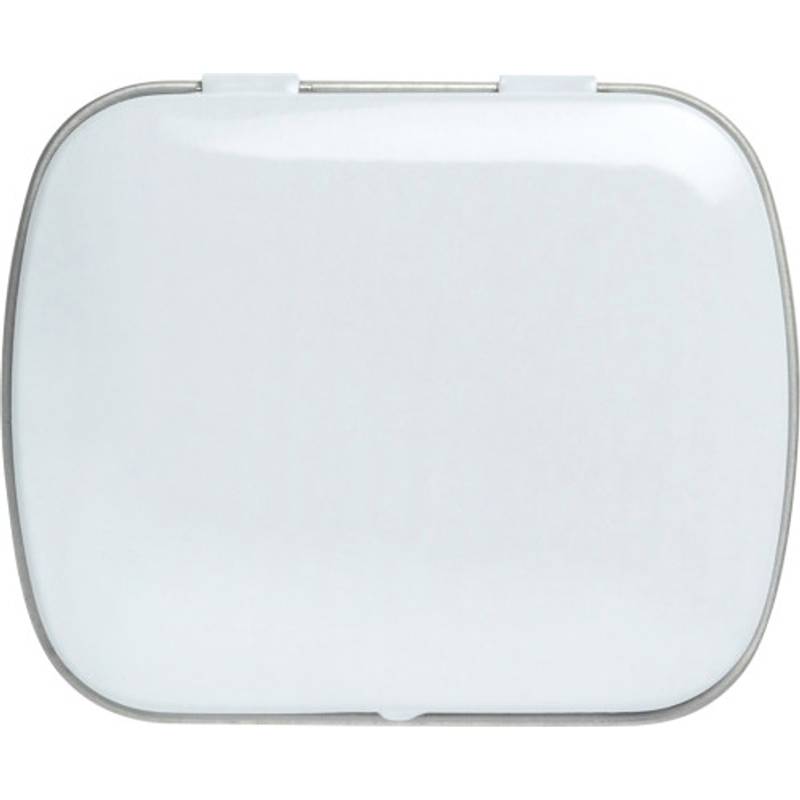 Kov.krabička, mentol.bonbóny, bílá Kov.krabička, mentol.bonbóny, bílá