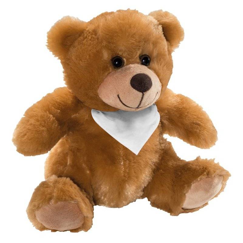 Babula Plyšový medvedík so šatkou na krku Babula Plyšový medvedík so šatkou na krku