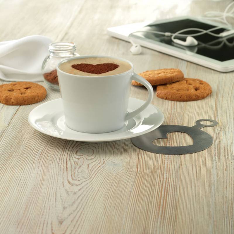 Cappuccino šálka s tanierikom, 160ml, biela