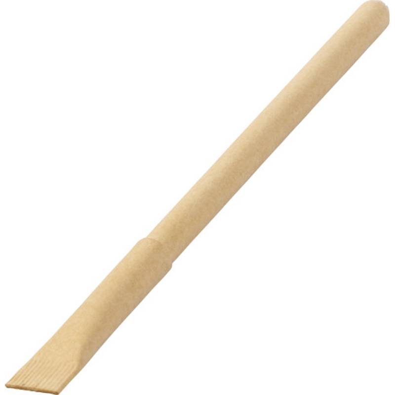 Guľôčkové pero z recyklovaného kartónu, modrá náplň, hnedá Guľôčkové pero z recyklovaného kartónu, modrá náplň, hnedá