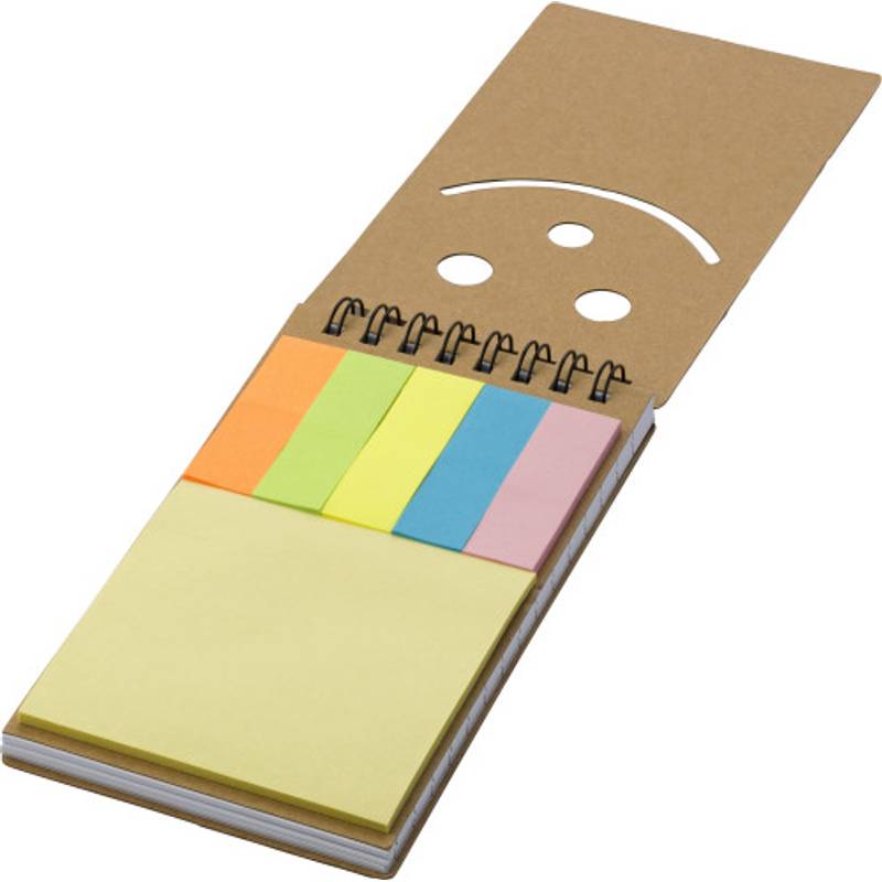 BROK zápisník so samolepiacími značkovačmi a note-itom