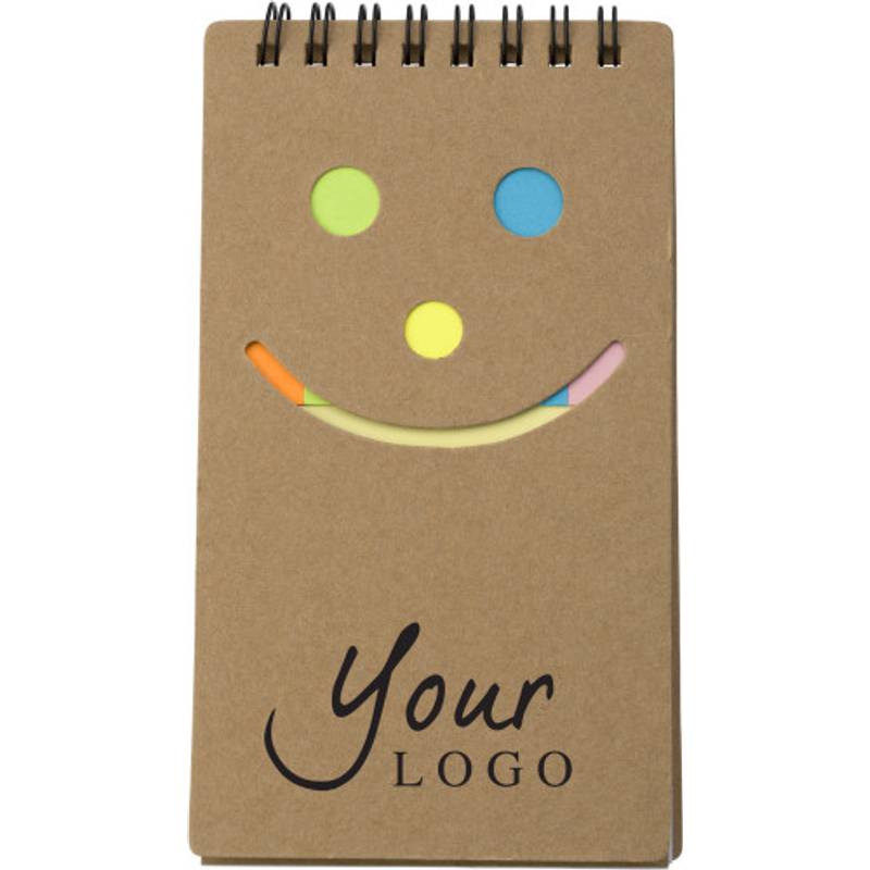 BROK zápisník so samolepiacími značkovačmi a note-itom BROK zápisník so samolepiacími značkovačmi a note-itom