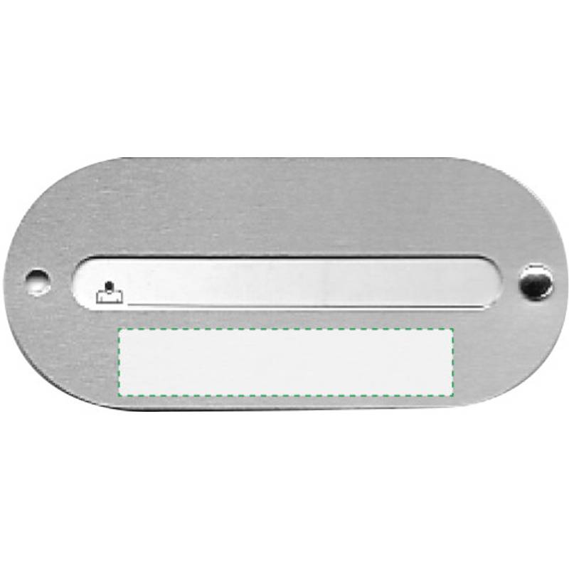 Hliníková jmenovka na kufr Hliníková jmenovka na kufr