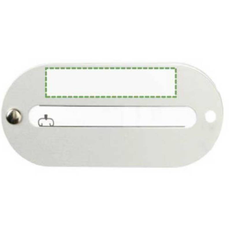 Hliníková jmenovka na kufr Hliníková jmenovka na kufr