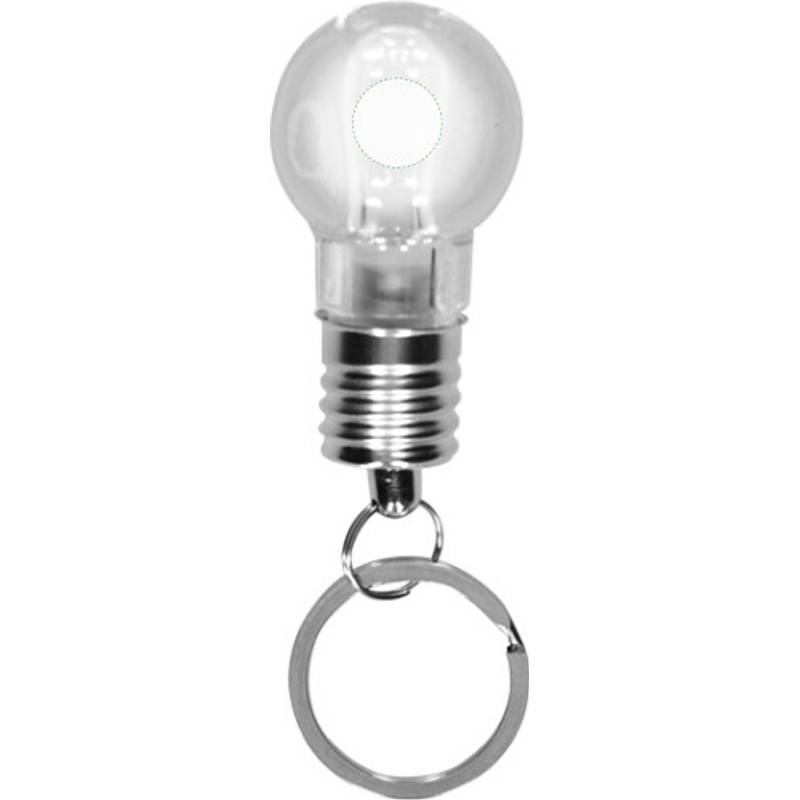 Přívěsek na klíče tvar žárovka, světlo mění barvy Přívěsek na klíče tvar žárovka, světlo mění barvy