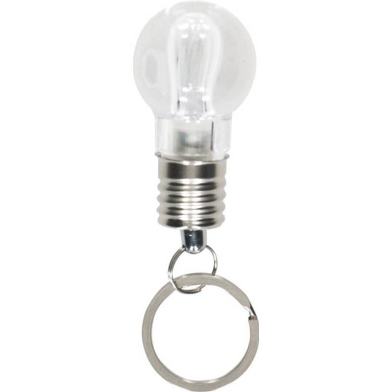 Přívěsek na klíče tvar žárovka, světlo mění barvy Přívěsek na klíče tvar žárovka, světlo mění barvy