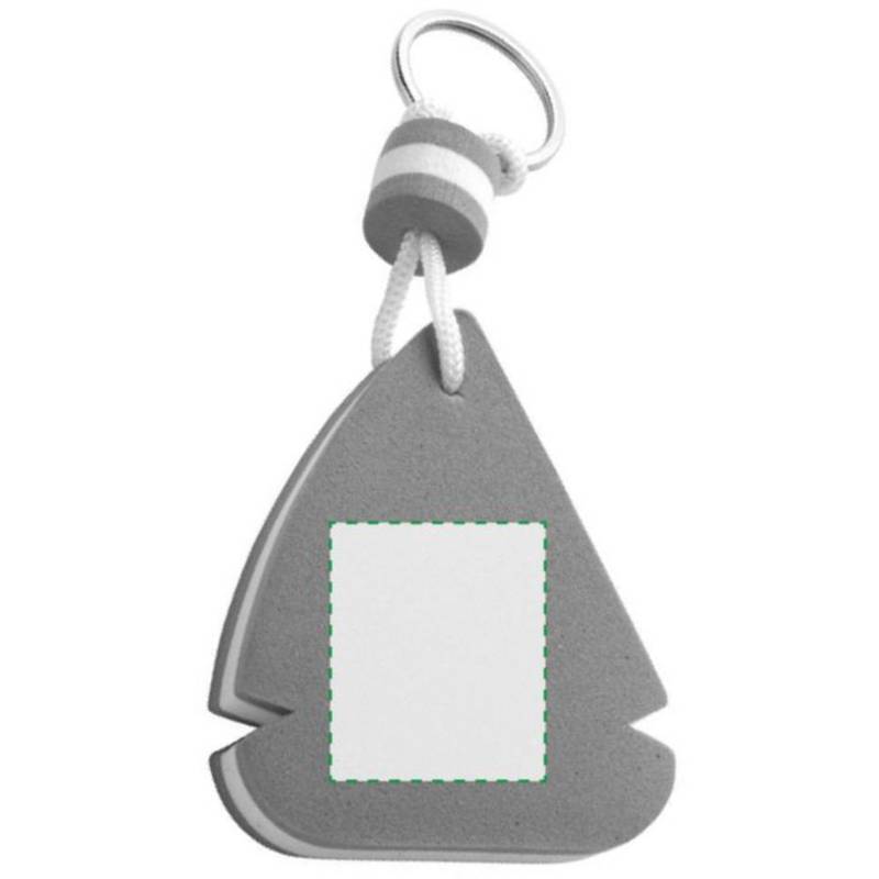 Plovoucí rívesok na klíče, tvar plachetnice Plovoucí rívesok na klíče, tvar plachetnice