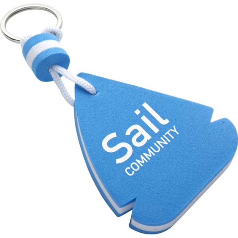 Plovoucí rívesok na klíče, tvar plachetnice Plovoucí rívesok na klíče, tvar plachetnice