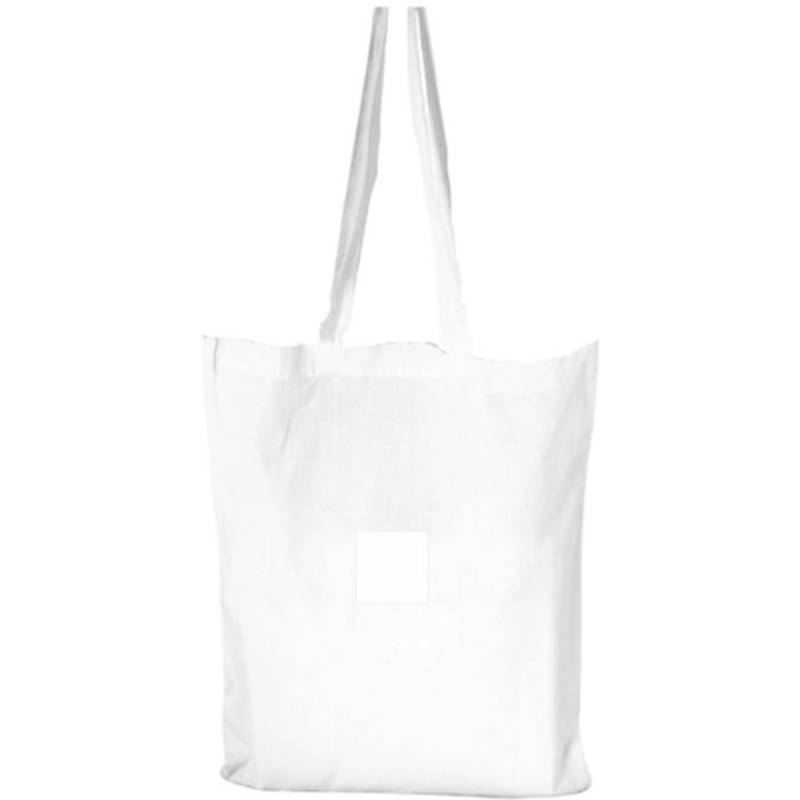 Nákupní taška, dlouhé popruh přes rameno, bavlna, přírodní Nákupní taška, dlouhé popruh přes rameno, bavlna, přírodní