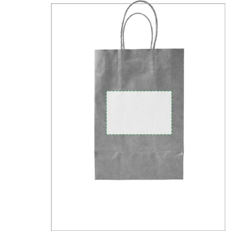 Papírová dárková taška, 22 x 11 x 30 cm, hnědá Papírová dárková taška, 22 x 11 x 30 cm, hnědá