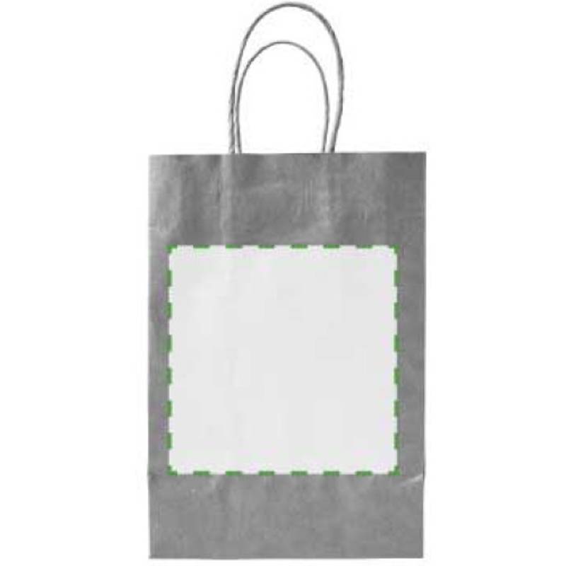 Velká papírová dárková taška, 25,6 x 10,9 x 35,3 cm, hnědá Velká papírová dárková taška, 25,6 x 10,9 x 35,3 cm, hnědá