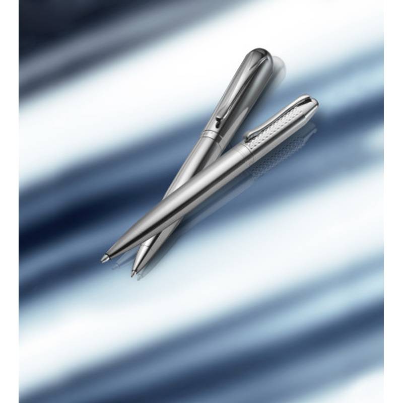 Kovové gulôčkové pero značky CHARLES DICKENS, strieborná Kovové gulôčkové pero značky CHARLES DICKENS, strieborná