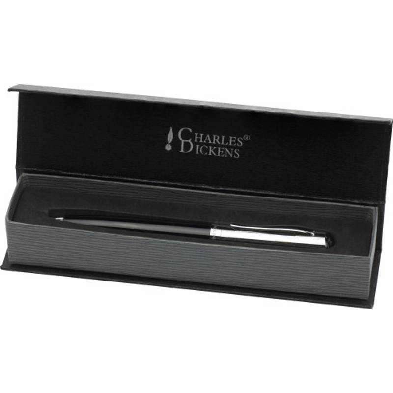 POETRY guľôčkové pero značky Charles Dickens, čierna