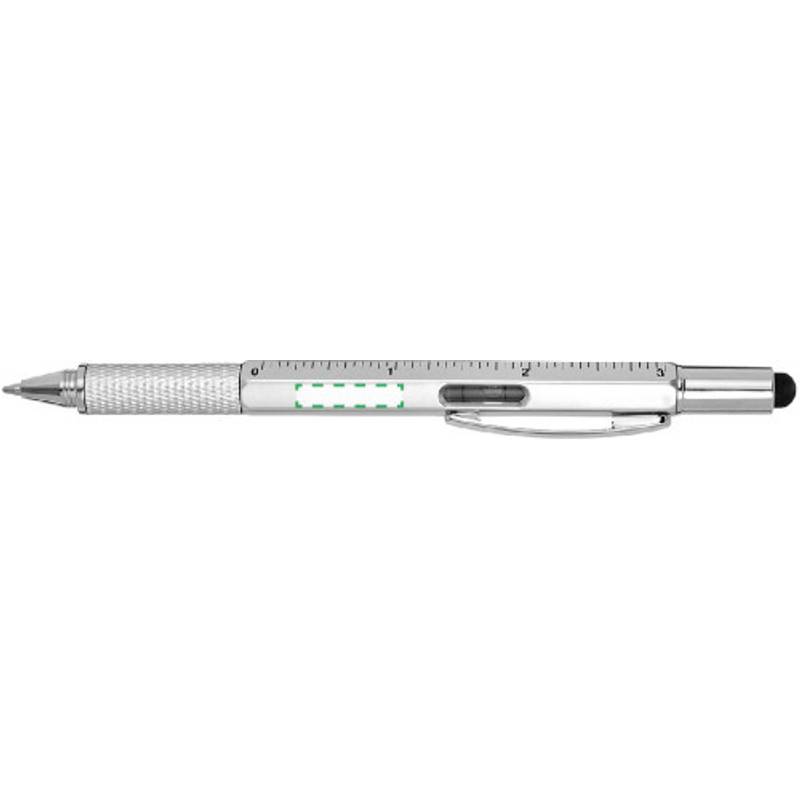 Demondo multifunkční kuličkové pero, stříbrná Demondo multifunkční kuličkové pero, stříbrná