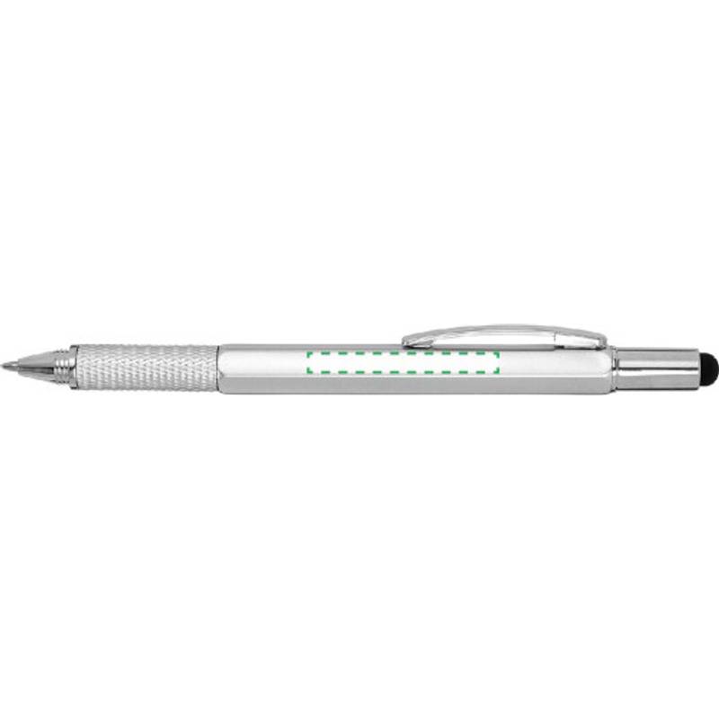 Demondo multifunkčné guľôčkové pero, strieborná