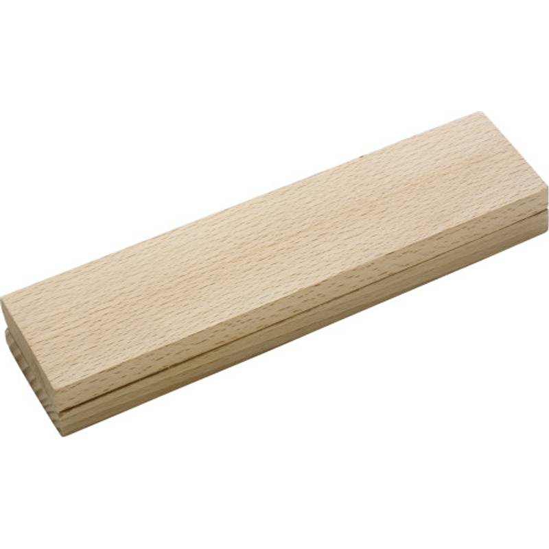 PUKAO Drevená písacia súprava, guľôčkové pero, modrá náplň a mikroceruzka, balené v krabičke PUKAO Drevená písacia súprava, guľôčkové pero, modrá náplň a mikroceruzka, balené v krabičke