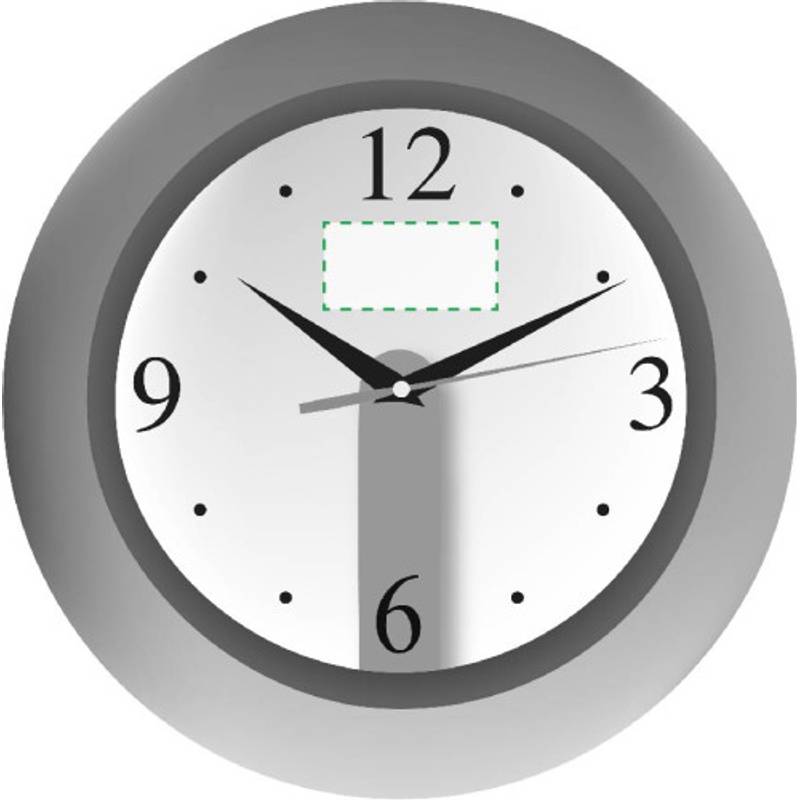 SWAP plastové nástěnné hodiny s odnímatelným ciferníkem, stříbrná SWAP plastové nástěnné hodiny s odnímatelným ciferníkem, stříbrná