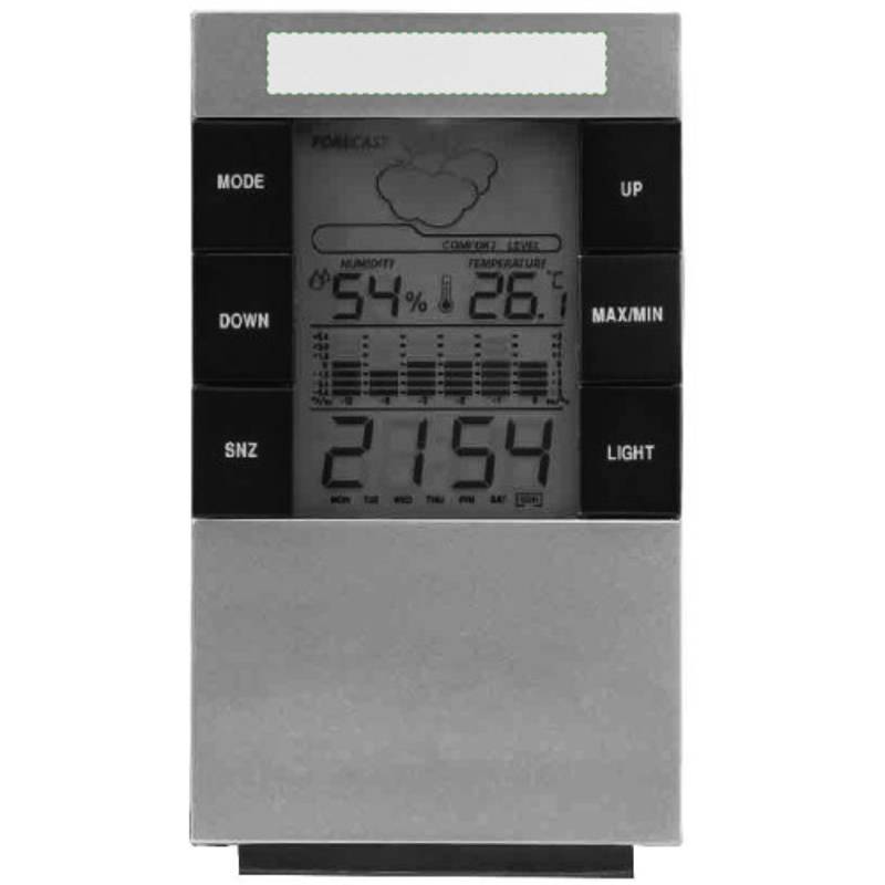 Digitální stolní hodiny / Tisou /, stříbrná Digitální stolní hodiny / Tisou /, stříbrná