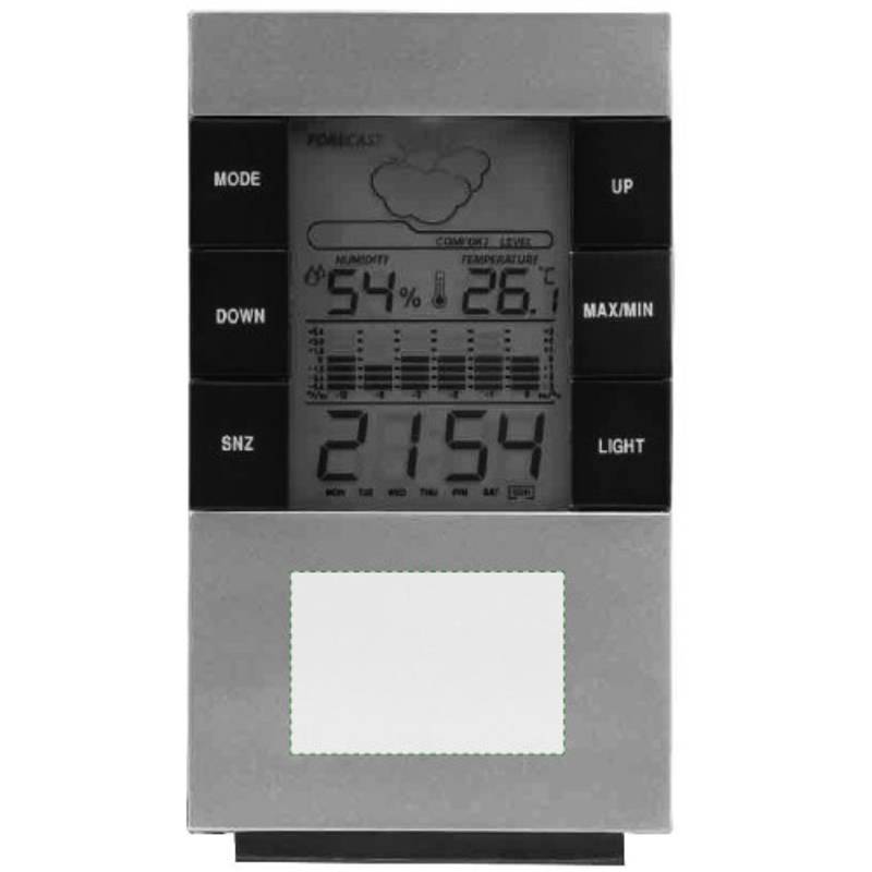 Digitální stolní hodiny / Tisou /, stříbrná Digitální stolní hodiny / Tisou /, stříbrná