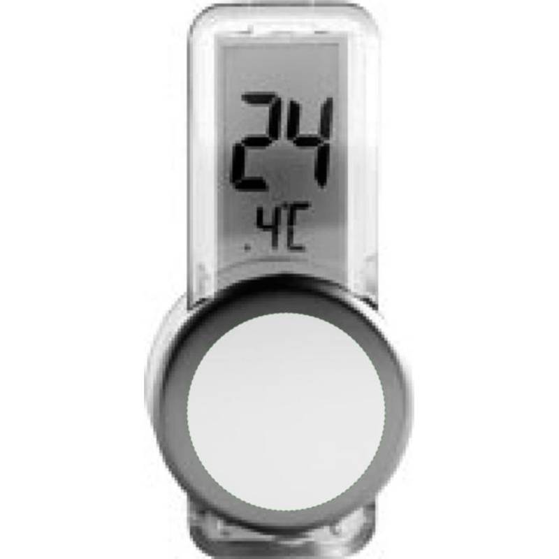 REGULUS Plastový digitálny teplomer s prísavkami, strieborná REGULUS Plastový digitálny teplomer s prísavkami, strieborná