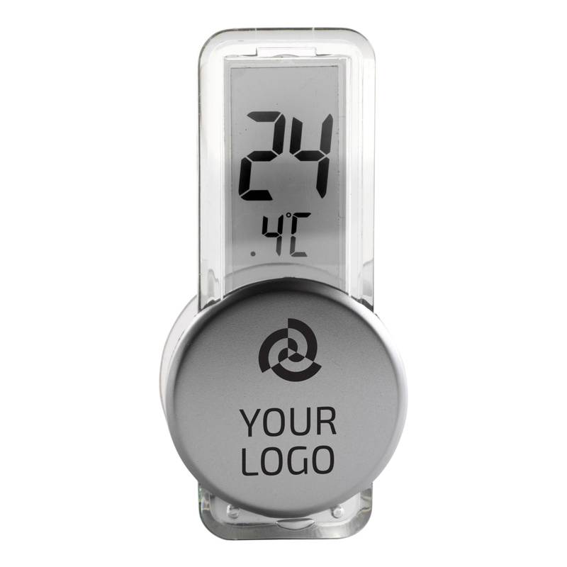 REGULUS Plastový digitálny teplomer s prísavkami, strieborná REGULUS Plastový digitálny teplomer s prísavkami, strieborná