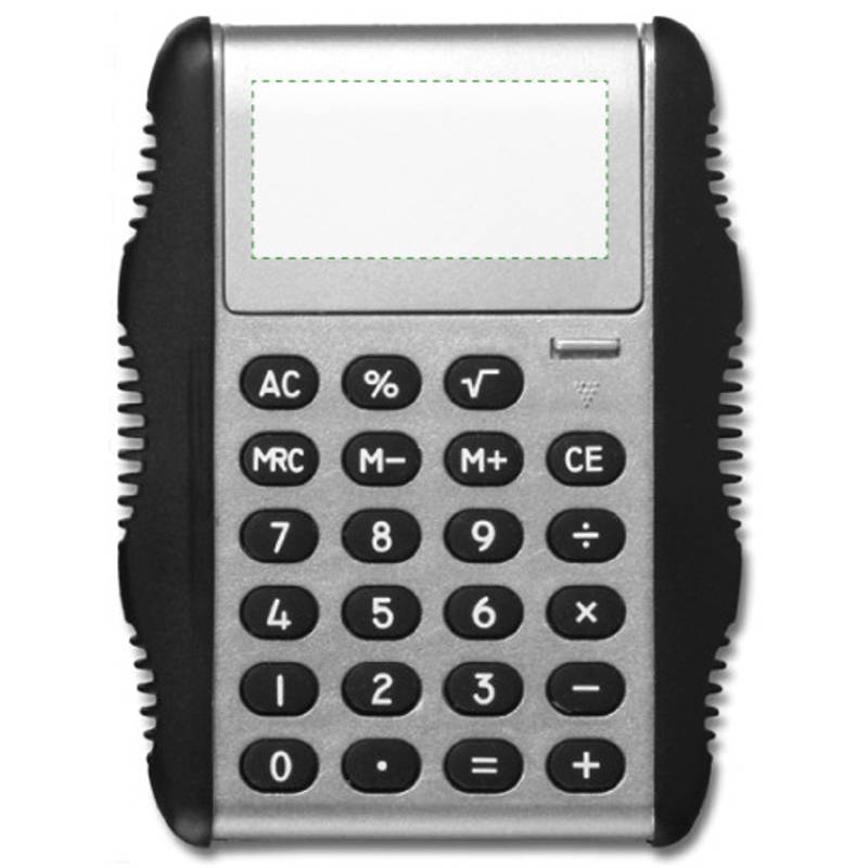 Plastová stolová kalkulačka, strieborná Plastová stolová kalkulačka, strieborná