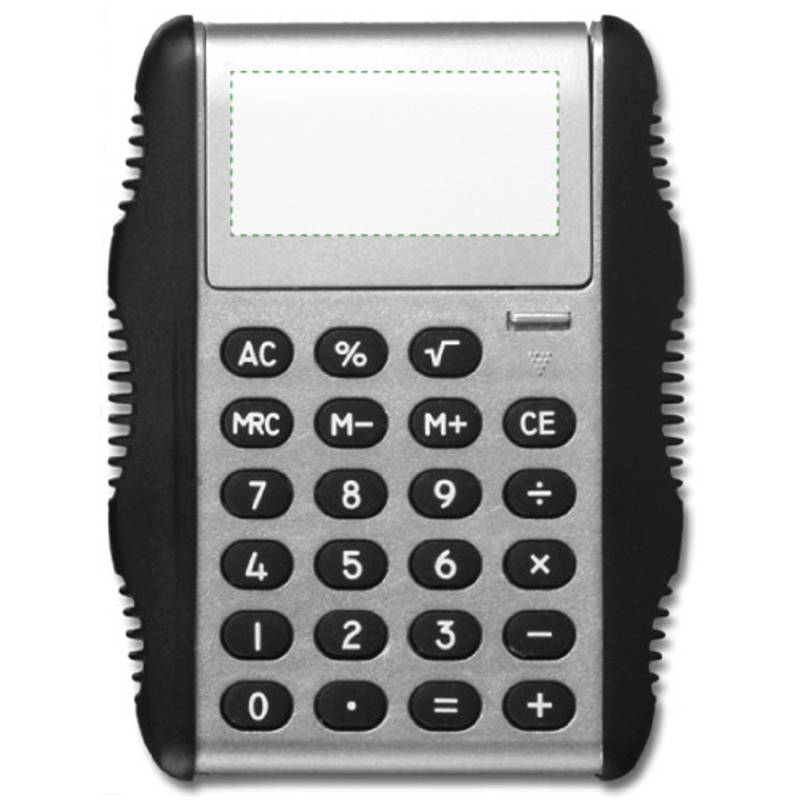 Plastová stolová kalkulačka, strieborná Plastová stolová kalkulačka, strieborná