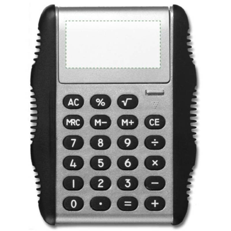 Plastová stolová kalkulačka, strieborná Plastová stolová kalkulačka, strieborná