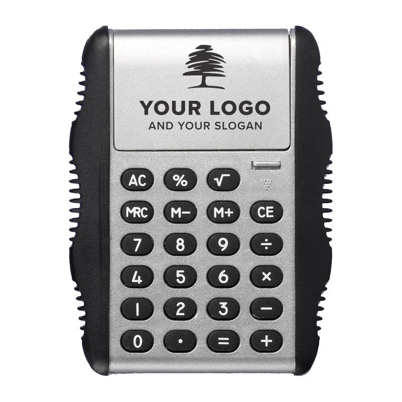 Plastová stolová kalkulačka, strieborná Plastová stolová kalkulačka, strieborná