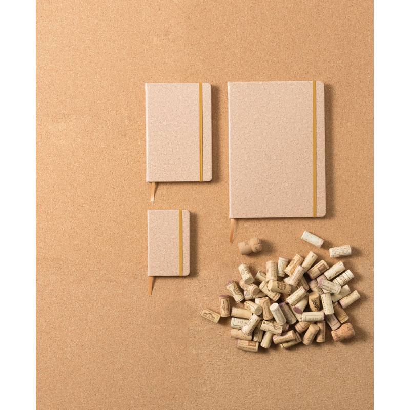 TAVAR A5 zápisník, dekorácia korku, hnedý TAVAR A5 zápisník, dekorácia korku, hnedý