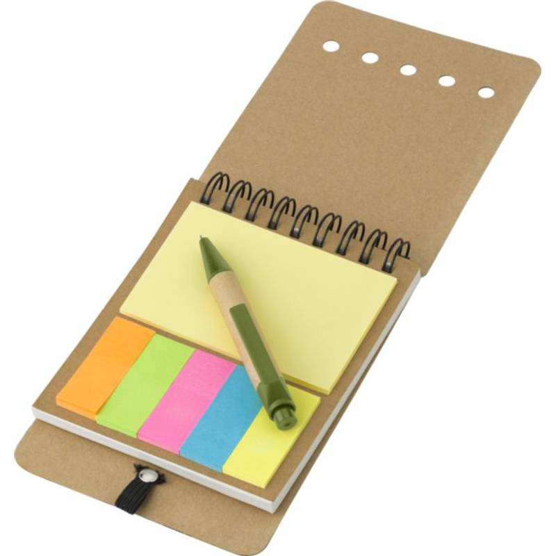 CARTMAN zápisník, gulôčkové pero, čierna náplň a samolepiace značkovače CARTMAN zápisník, gulôčkové pero, čierna náplň a samolepiace značkovače