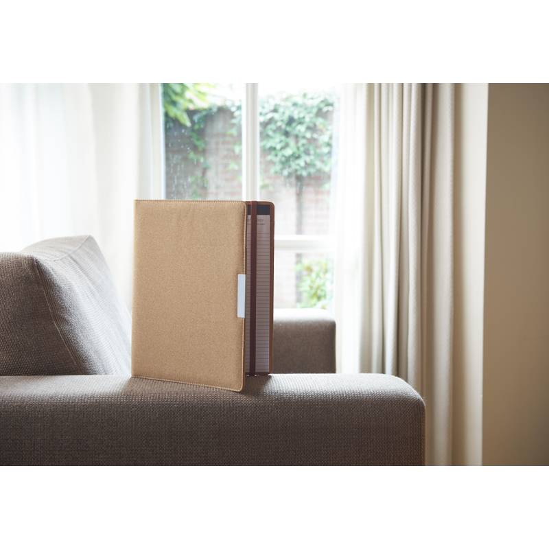 TALEN korkové portfólio A4 s blokom a gumičkou, hnedé TALEN korkové portfólio A4 s blokom a gumičkou, hnedé