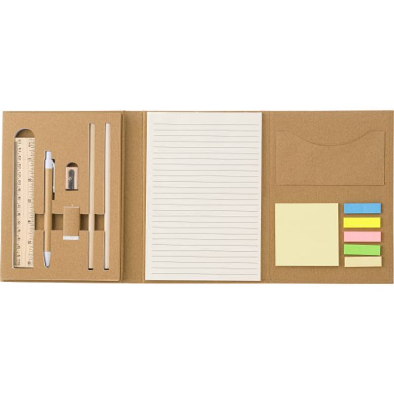 Psací souprava s kancelářskými potřebami v kartonovém balení Psací souprava s kancelářskými potřebami v kartonovém balení