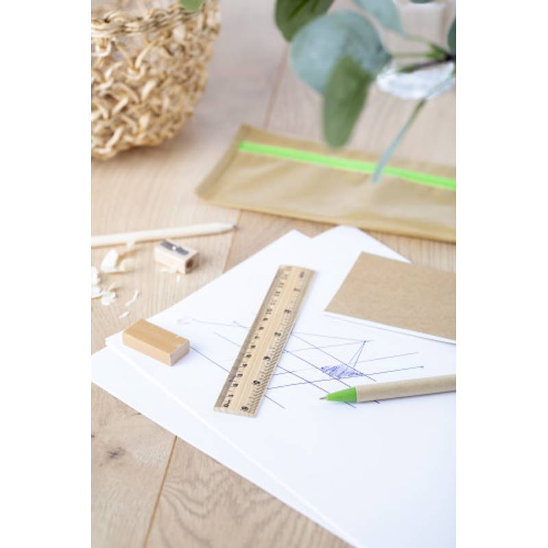 Puzdro z netkenej textílie s kanc.potrebami, eko štýl Puzdro z netkenej textílie s kanc.potrebami, eko štýl